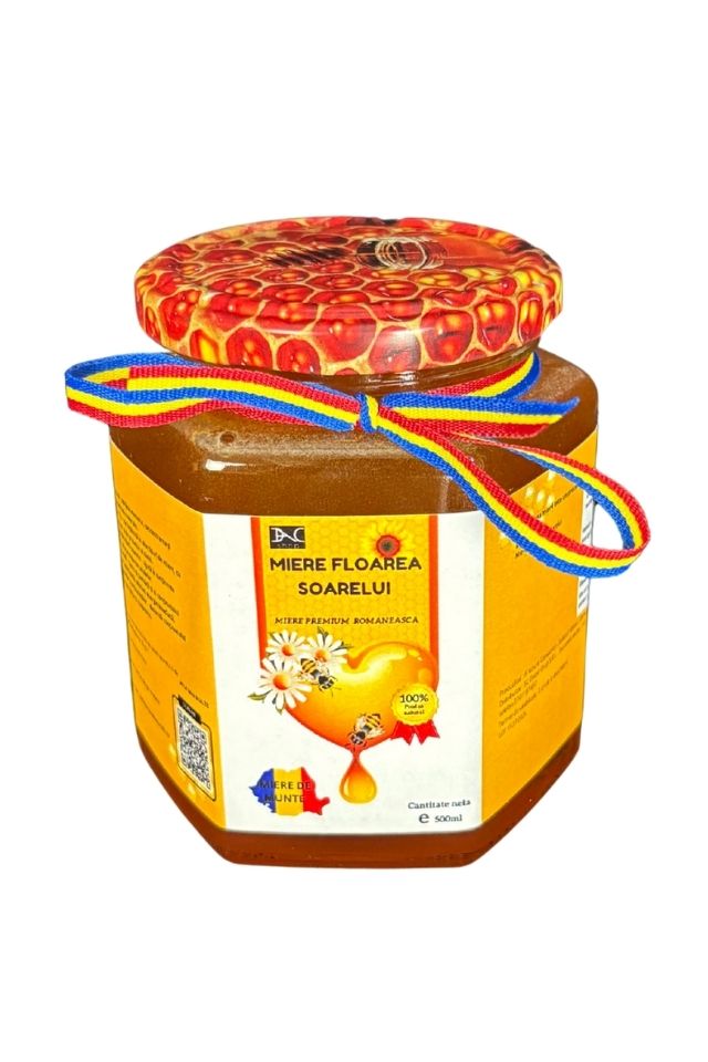 Miere de floarea soarelui DAC shop naturala, 500g