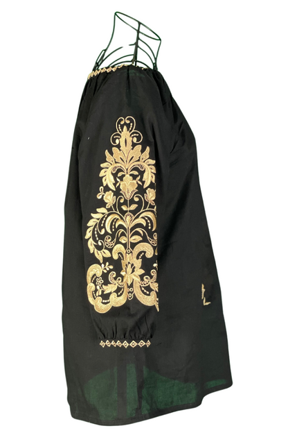 Bluza tip ie dama B2, negru/bej