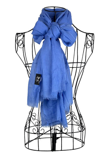 Esarfa dama uni 25V, albastru lavanda 180 x 95 cm