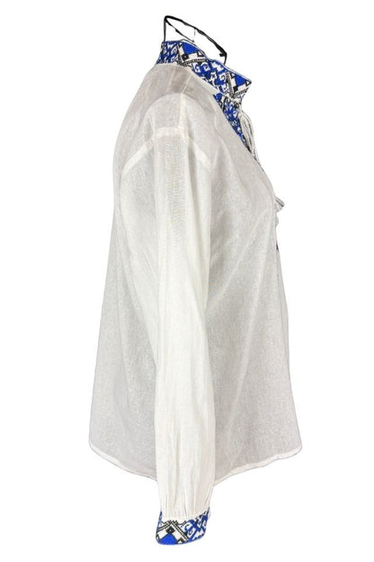 Bluza baieti CPB alb/albastru