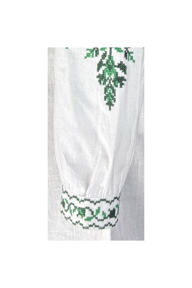 Bluza dama M26 alb/verde