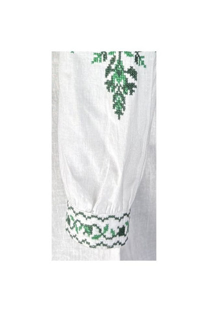 Bluza dama M26 alb/verde