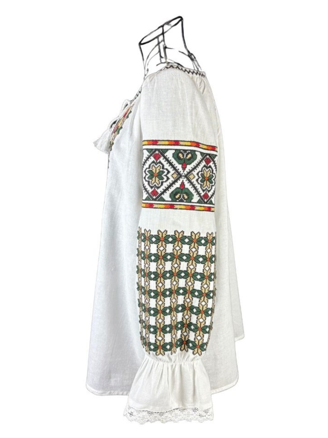 Bluza dama tip ie I26 alb/portocaliu