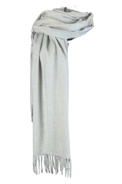 Esarfa tip sal din casmir gri perlat