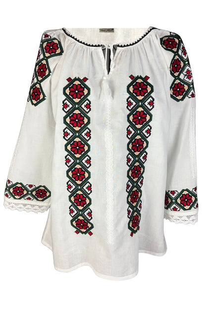 Bluza dama 2IU26 alb/crem