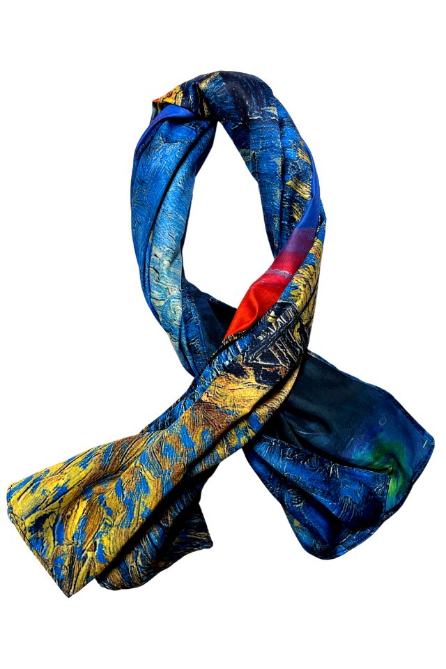 Esarfa patrata NS dama, Dacali, bleumarin, 70x70 cm