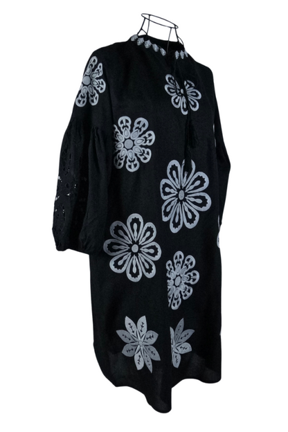 Rochie dama casual RDF, negru darth vader