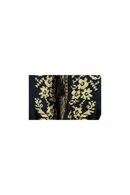 Bluza tip ie dama R24, negru/auriu