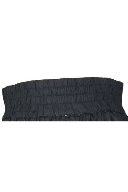 Fusta dama casual cu model FC2, negru/bej, 2XL
