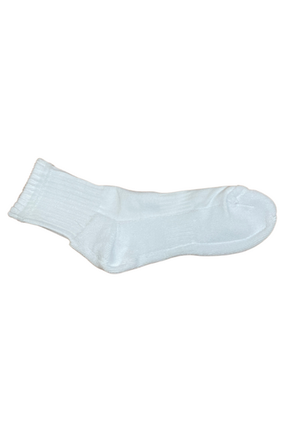 Set 3 perechi sosete barbati sport din bumbac fara cusaturi, Dacali, marimea 40-44, alb