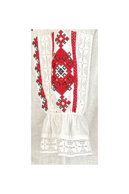 Bluza dama tip ie R256 alb fildes/verde