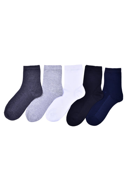 Set 10 perechi sosete barbati BML, fara cusaturi , Dacali, marimea 40-44, multicolor