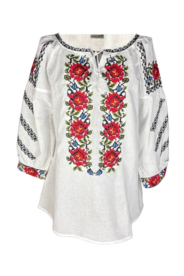 Bluza dama RFN 2 alb/galben