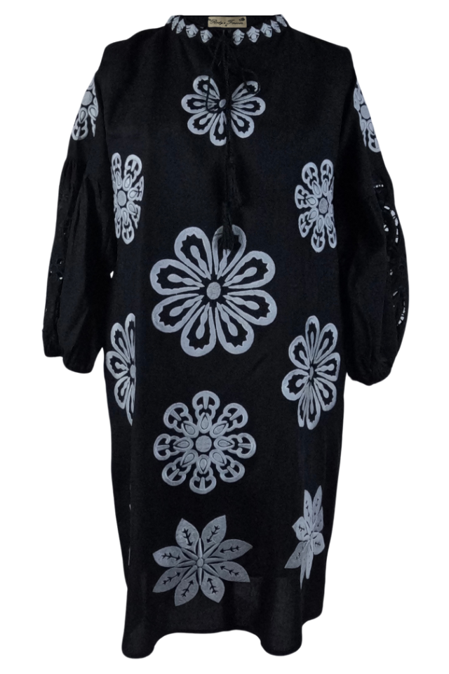 Rochie dama casual RDF, negru darth vader