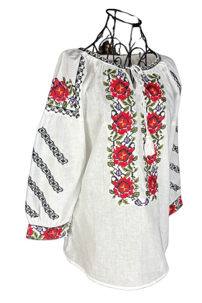 Bluza dama RFN 2 alb/verde olive