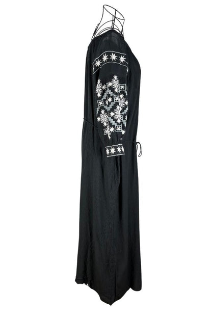 Rochie dama casual RL25 negru/gri
