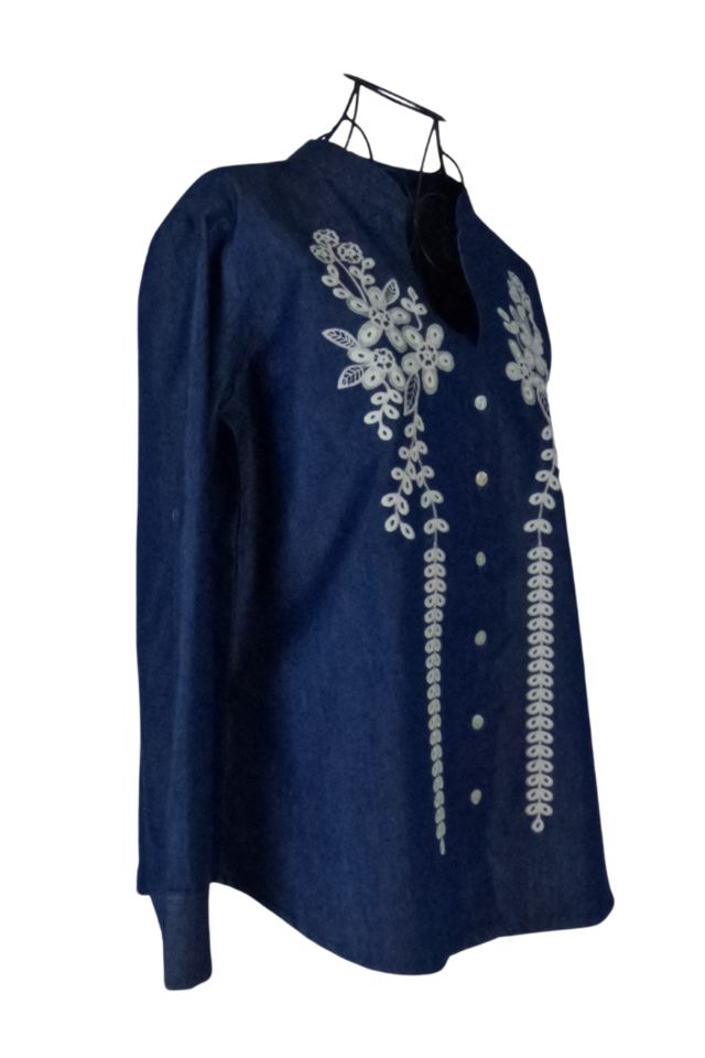 Bluza dama tip ie D24, bleumarin/alb