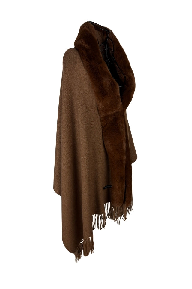 Fular dama tip poncho S maro