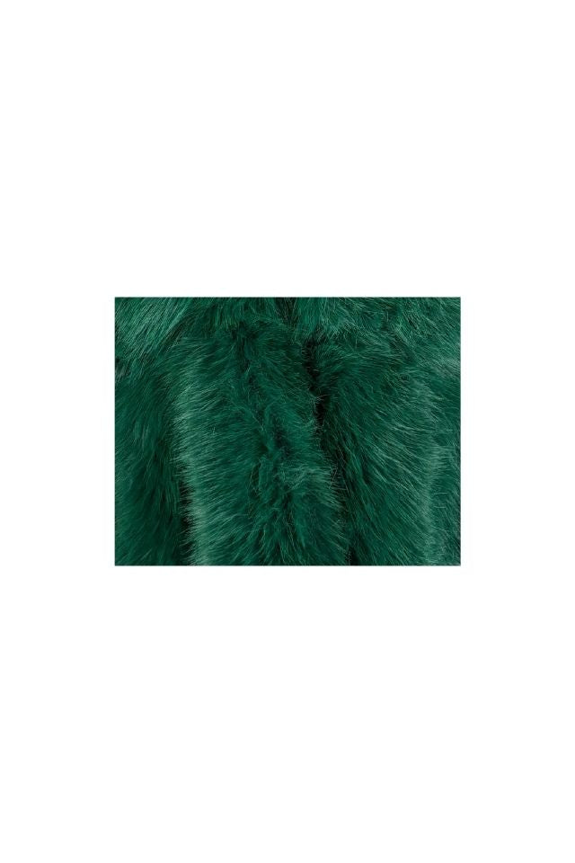 Fular din blana ecologică de lux verde