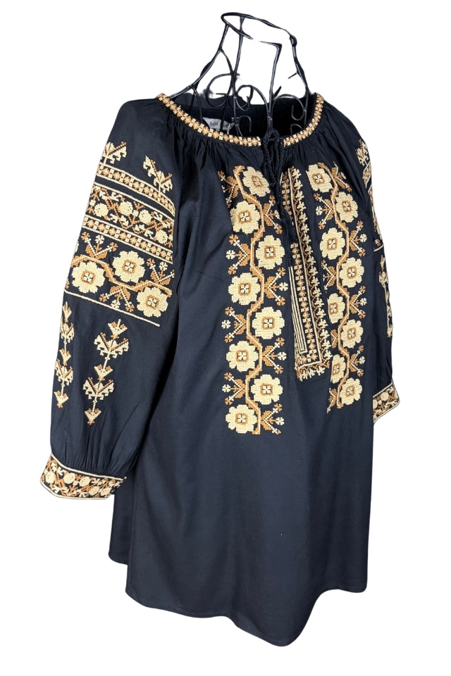 Bluza dama 2IU26 negru/maro