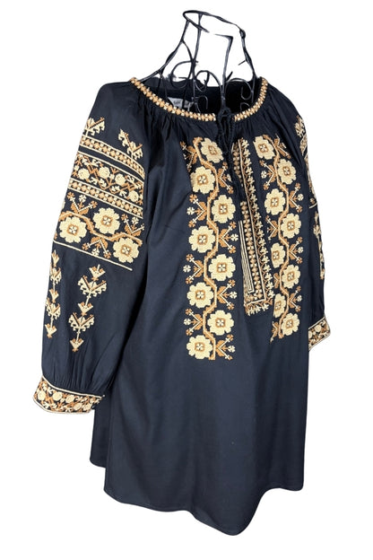 Bluza dama 2IU26 negru/maro