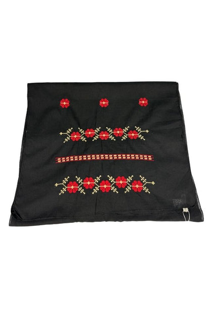 Marama traditionala MCP negru/rosu