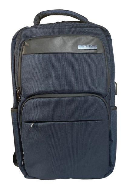 Ghiozdan Smart cu USB 26B, bleumarin