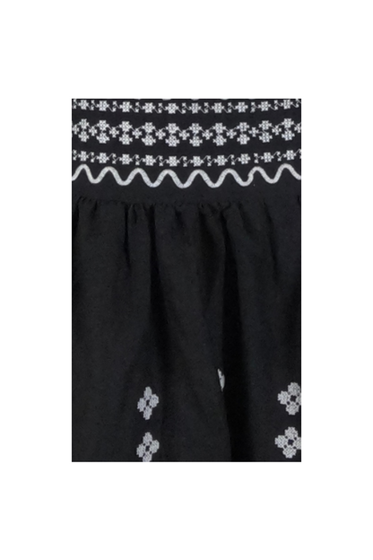 Fusta dama R24F, negru/alb