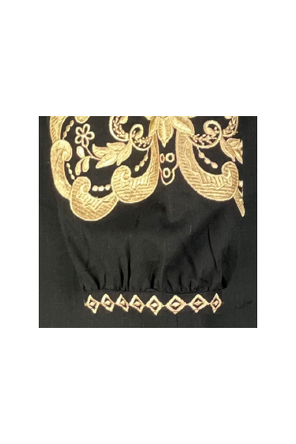 Bluza tip ie dama B2, negru/bej