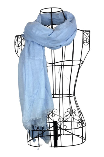 Esarfa dama uni 25VM, blue sea 180 x 95 cm
