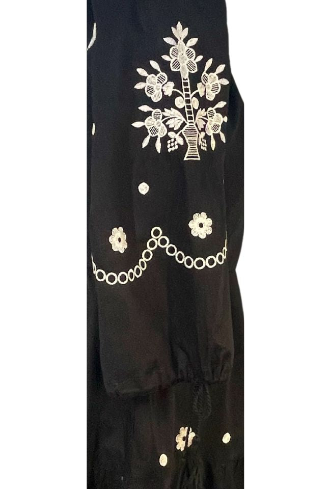 Rochie dama casual RD2, negru/alb
