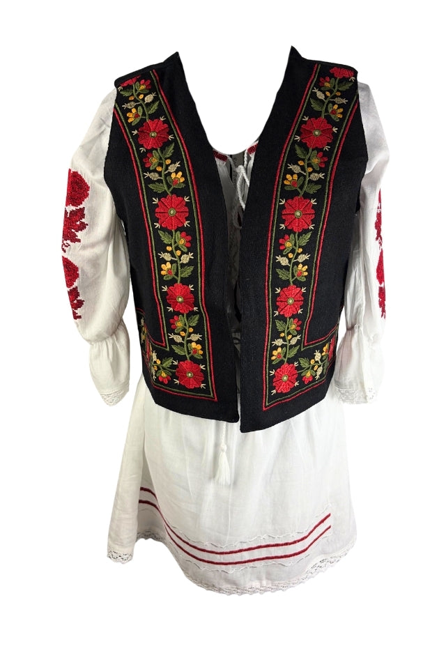 Vesta fete CPOF negru/galben