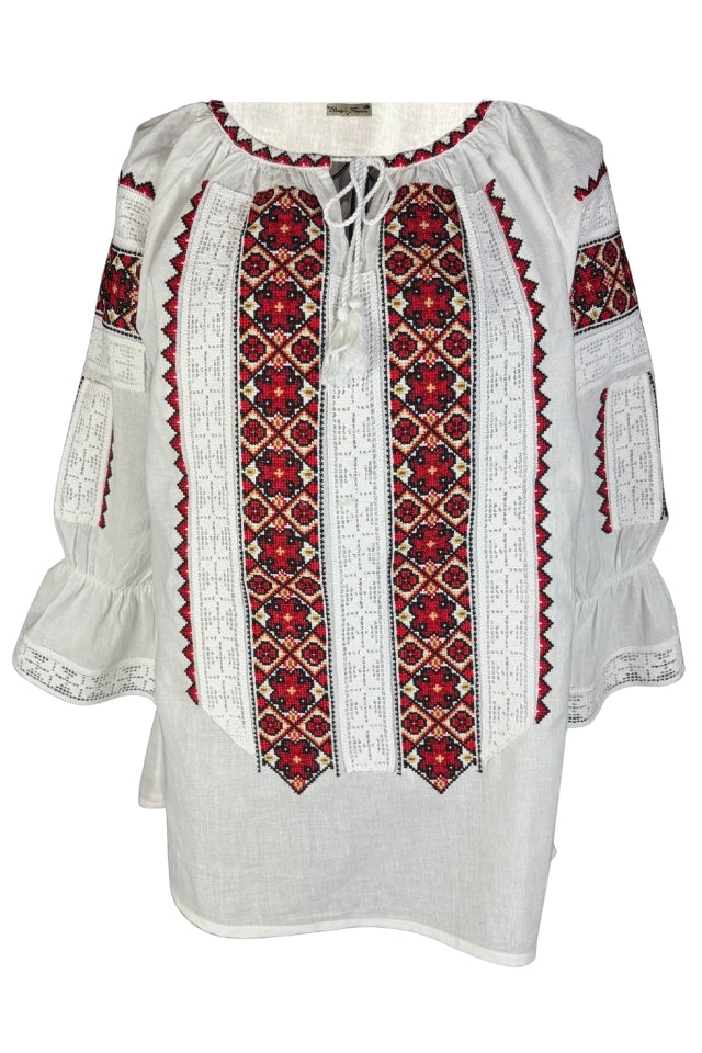 Bluza dama 2IU26 alb/bej
