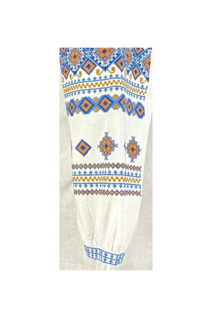 Bluza dama RA25 alb/albastru marin