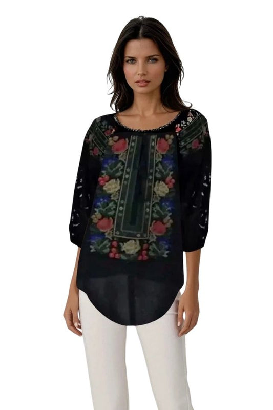 Bluza dama tip ie R25, negru antichizat