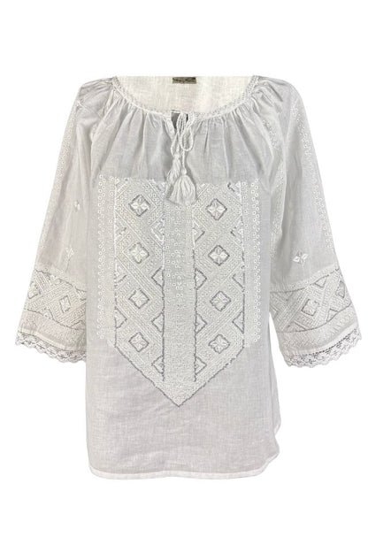 Bluza dama RA25 alb/argintiu