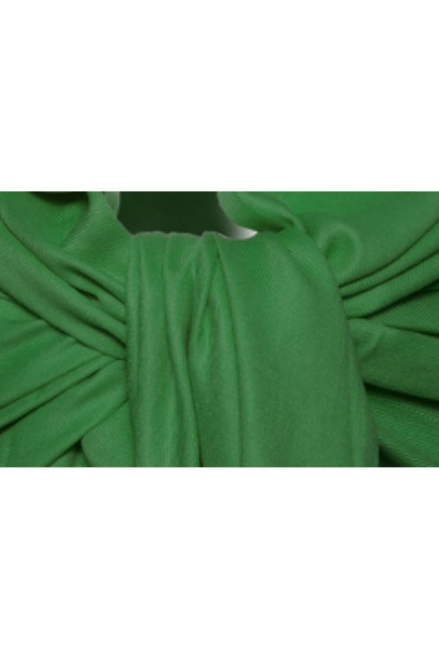 Esarfa tip sal din casmir, verde