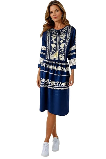 Rochie dama casual RL25 albastru