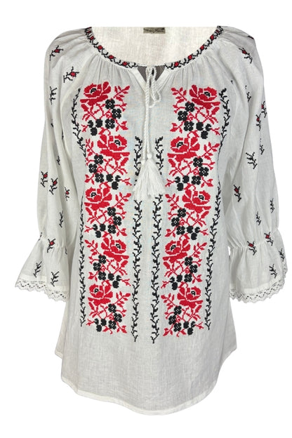 Bluza dama IU26 alb optic