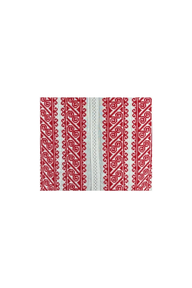 Bluza dama AU26 alb/rosu bordo