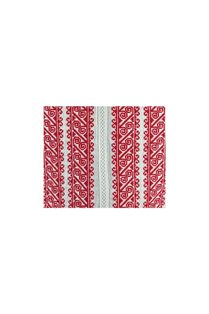 Bluza dama AU26 alb/rosu bordo
