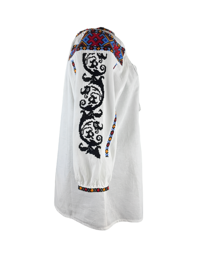 Bluza dama AU26 alb/negru