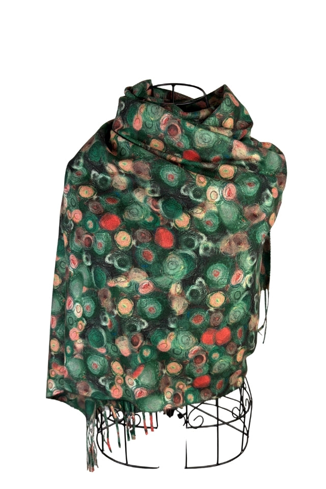 Fular dama tip casmir SEC verde