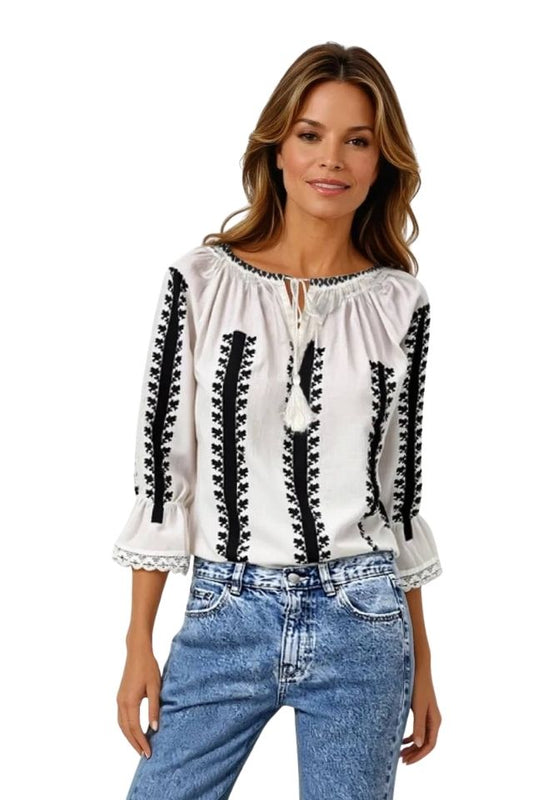 Bluza dama tip ie 257 alb/negru darth vader