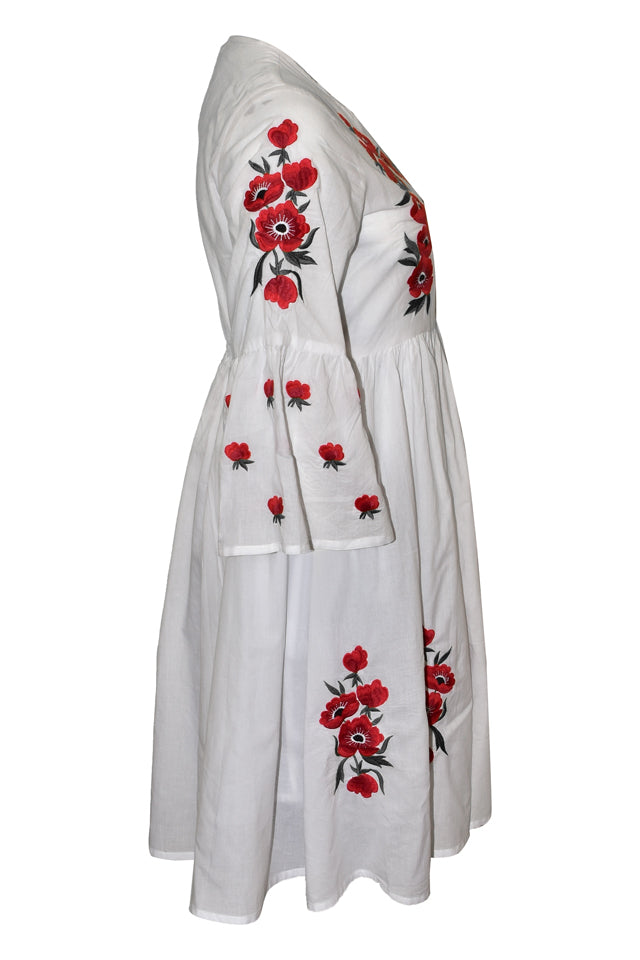 Rochie dama casual R11, alb