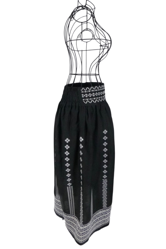 Fusta dama R24F, negru/alb