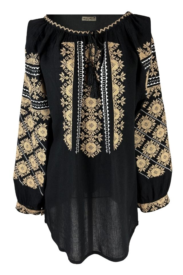 Bluza dama tip ie I26 negru/bej