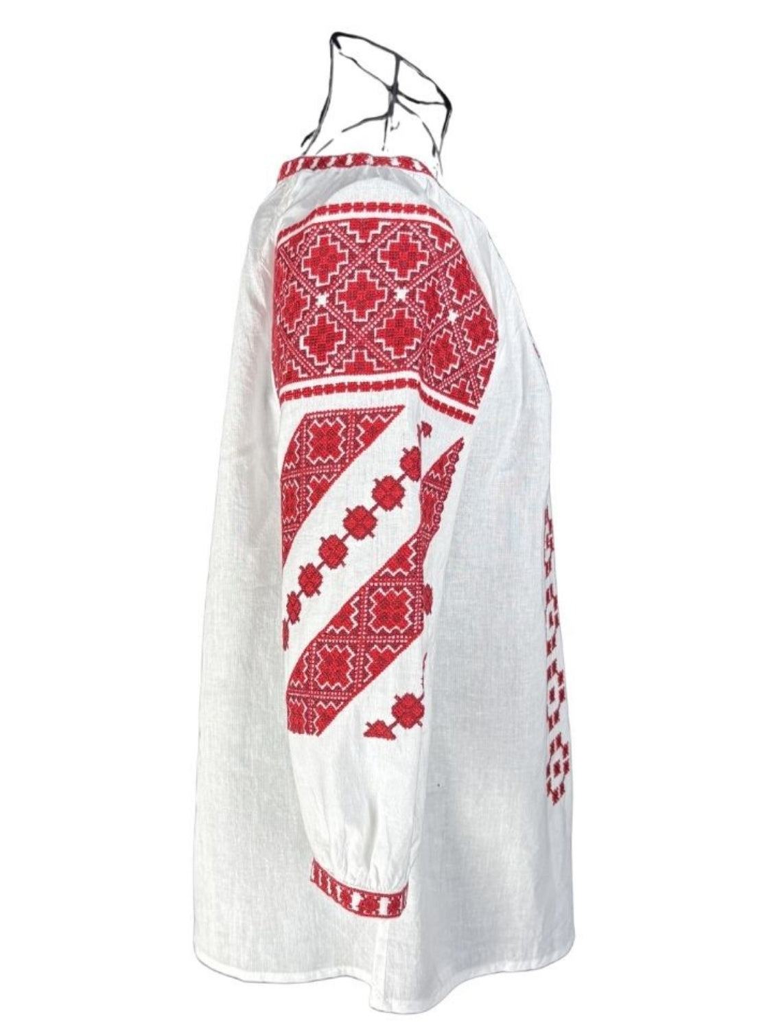 Bluza dama M26 alb/grena