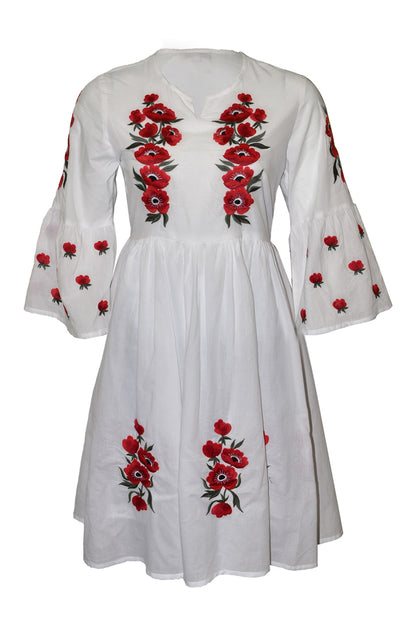 Rochie dama casual R11, alb