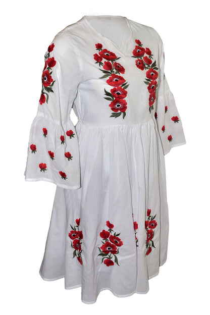 Rochie dama casual R11, alb